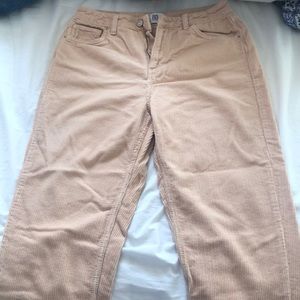 BDG Pale Pink Corduroy Mom Pants